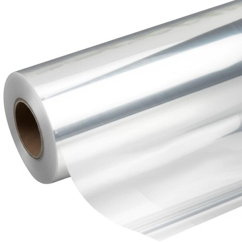 Film rétractable en PVC transparent, matériau d'emballage protecteur durable, idéal pour les applications industrielles et commerciales